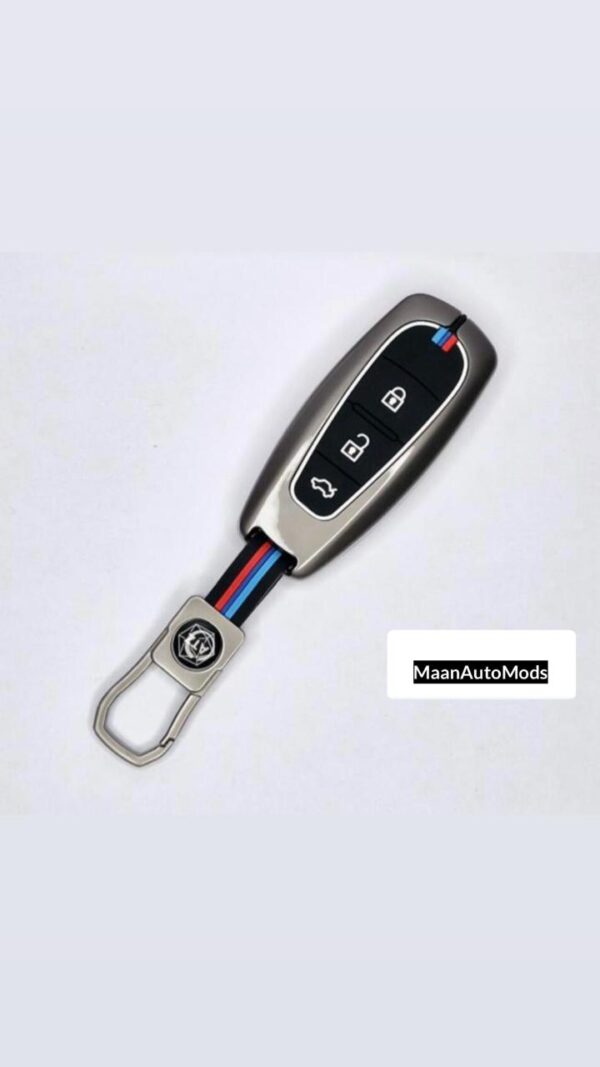 SUZUKI A3B Car Key Premium Case Metal & Silicone (Pack of 1)