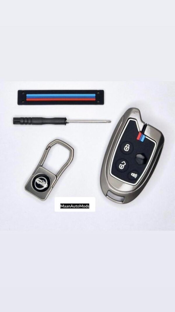 SUZUKI E3 Car Key Premium Case Metal & Silicone (Pack of 1)