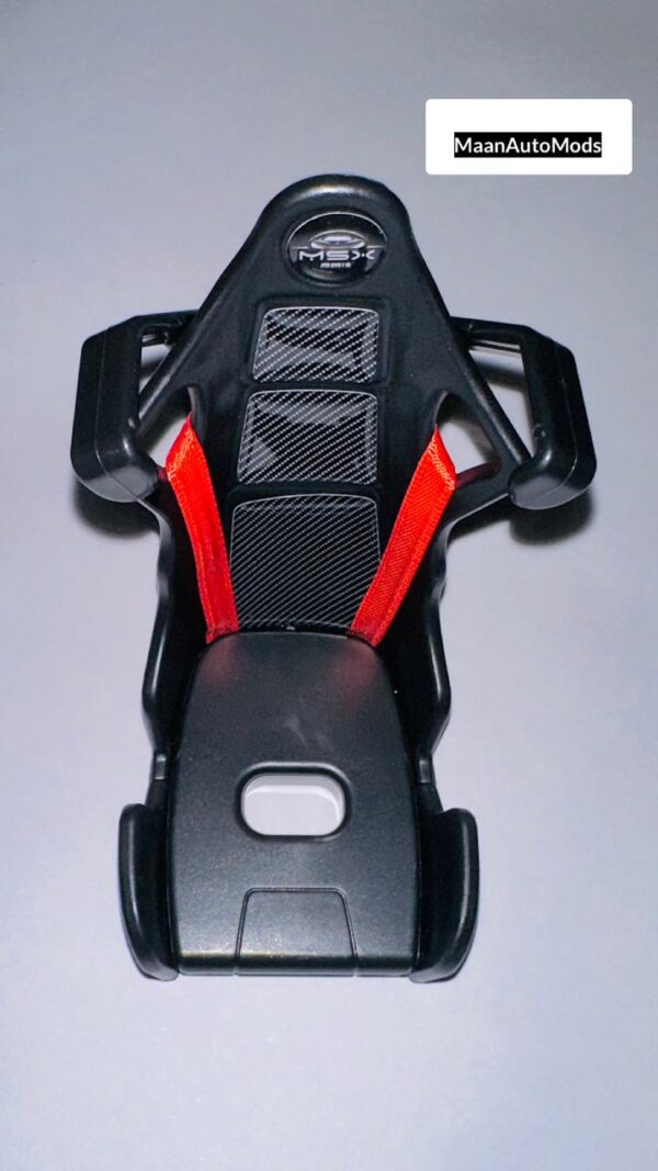 Sports Seat Ergonomic Racing Design Phone Holder (Pack of 1) - Image 2